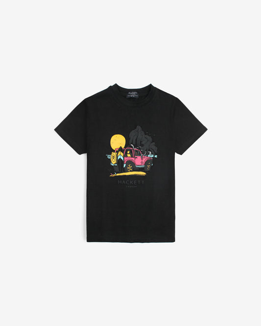 Exclusive HKT Kids Car Tee - Black