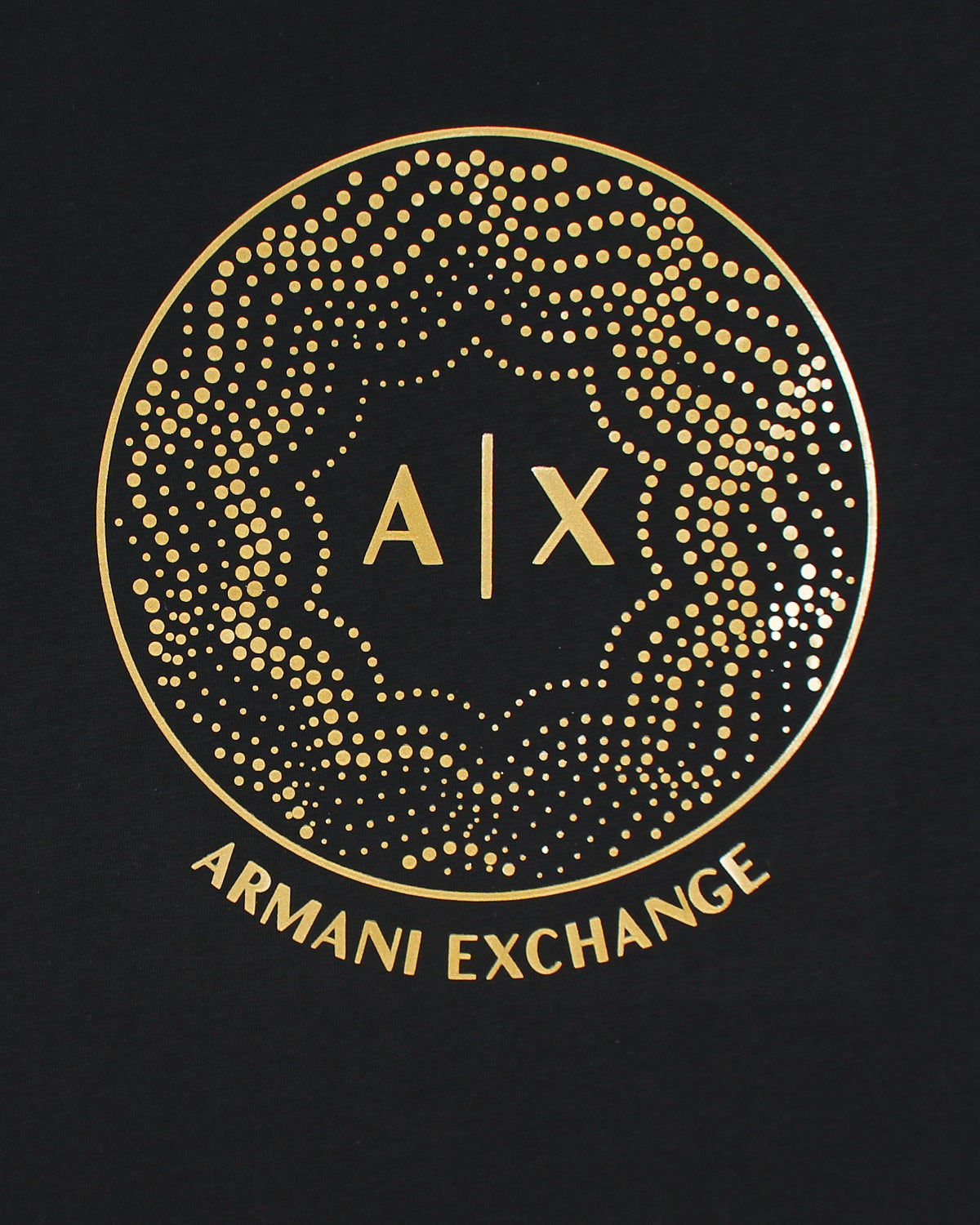 Exclusive A/X Men Gold Tee - Black