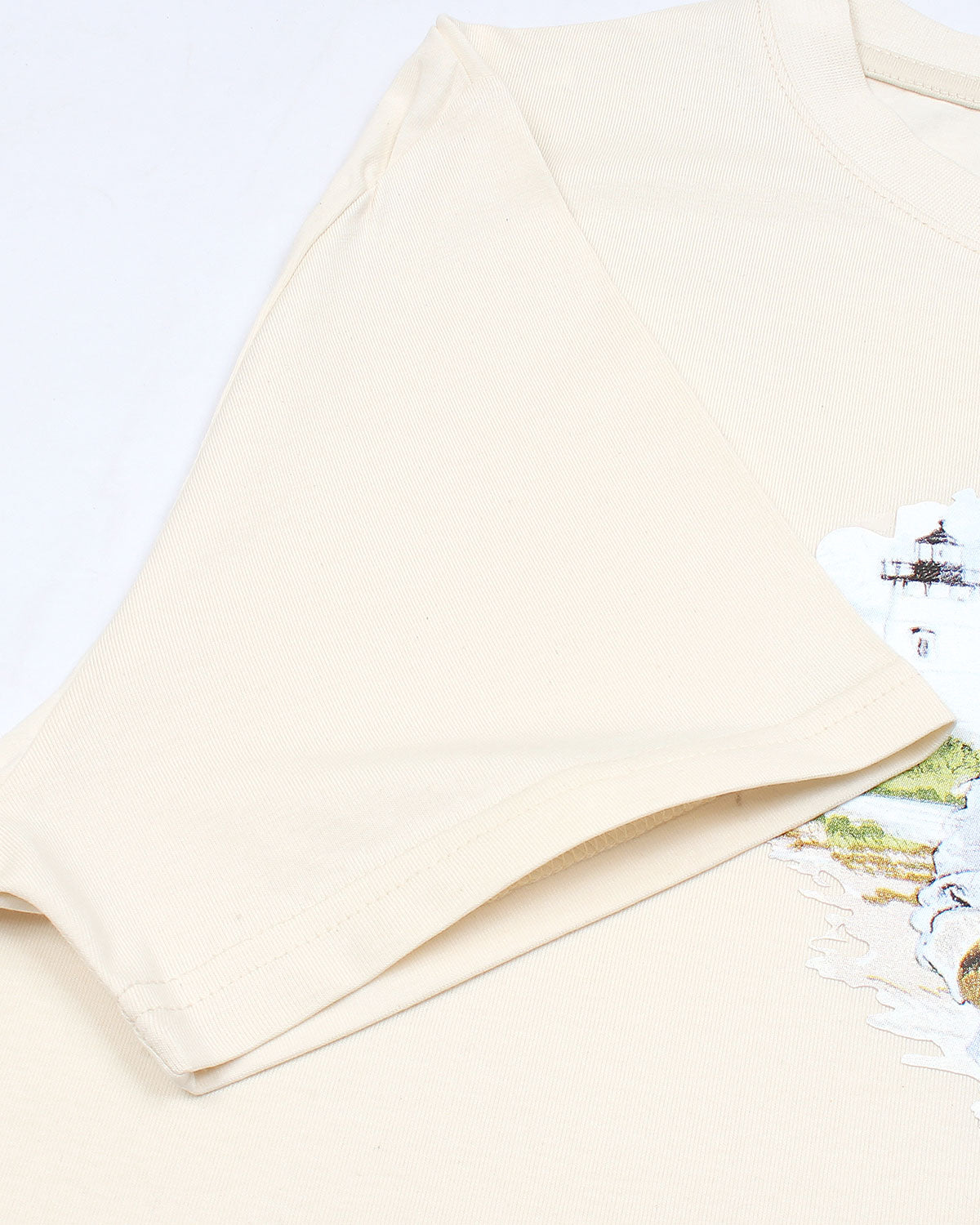Exclusive R/L Men Bear Tee - Off White