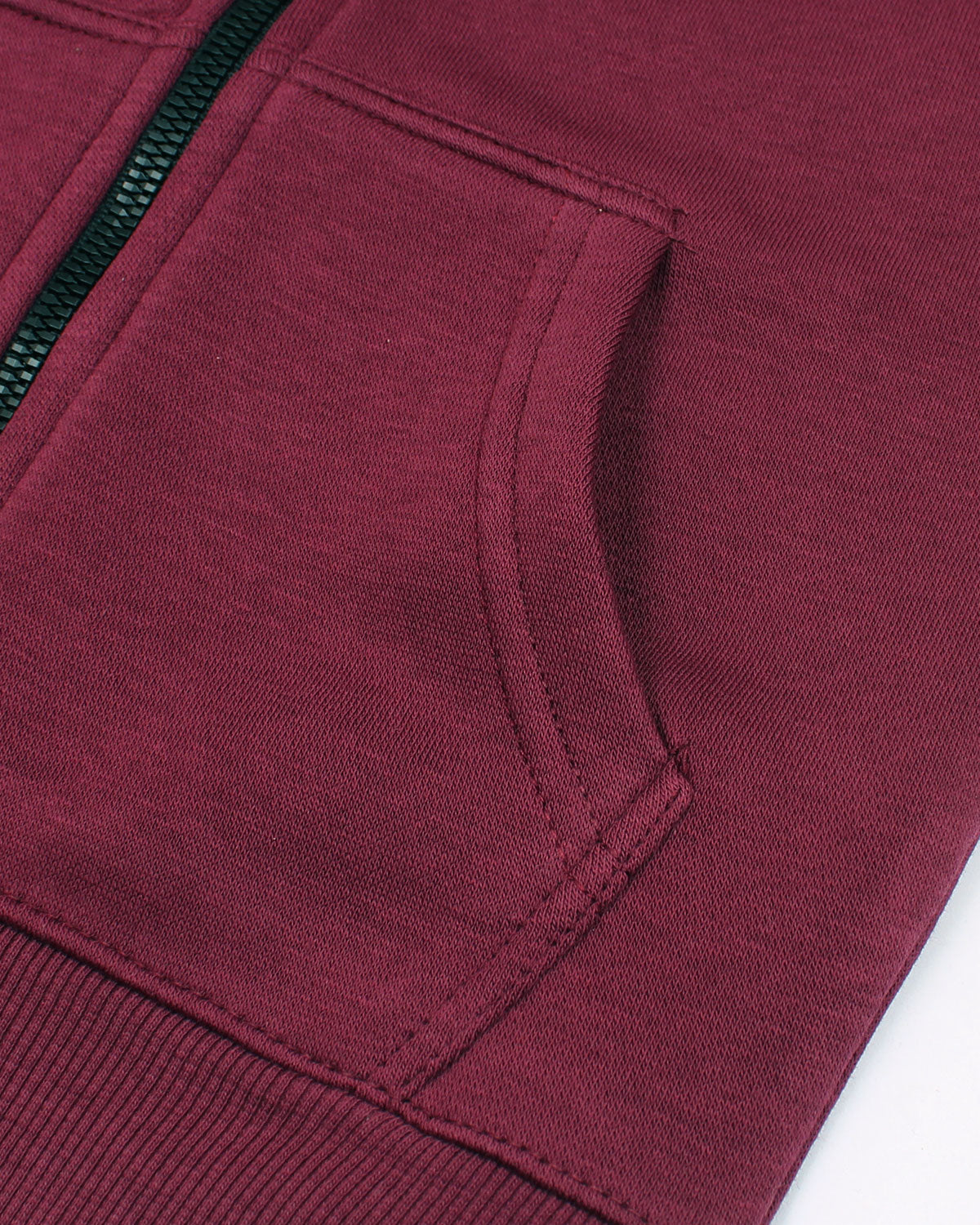 Premium Kids’ Bear Zip-Up Hoodie - Maroon