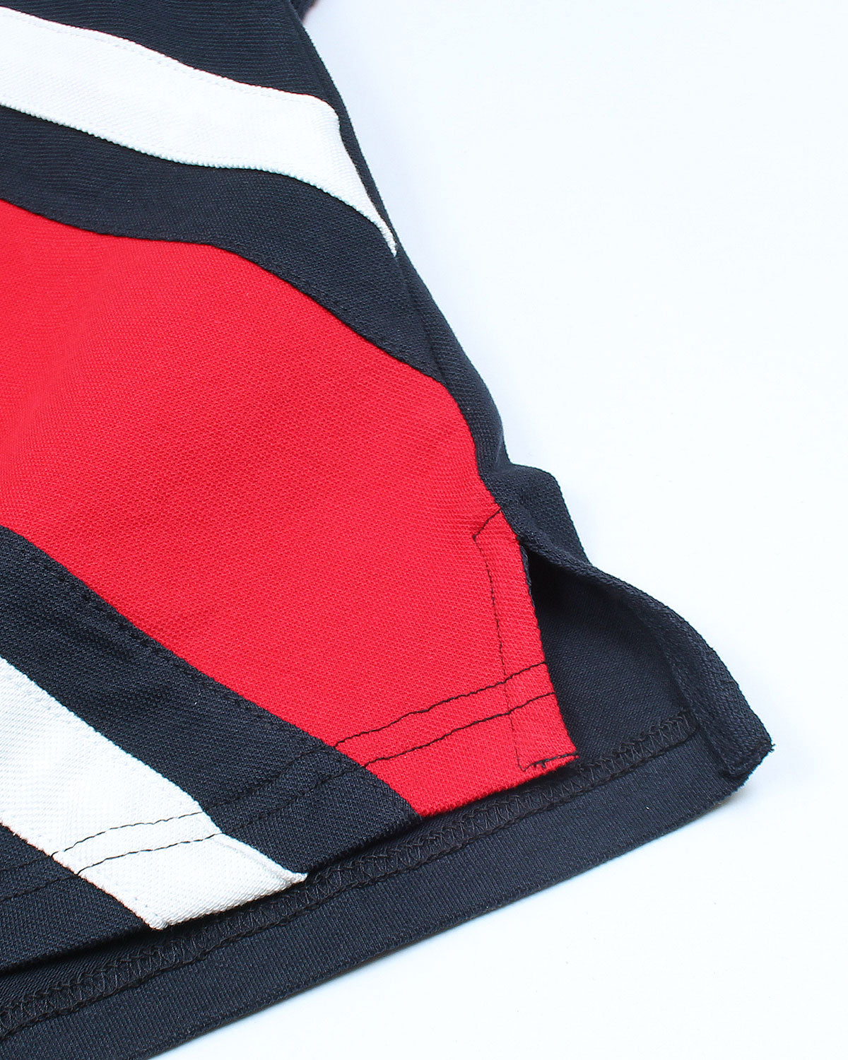 Iconic Tommy Stripe Polo - Navy Blue