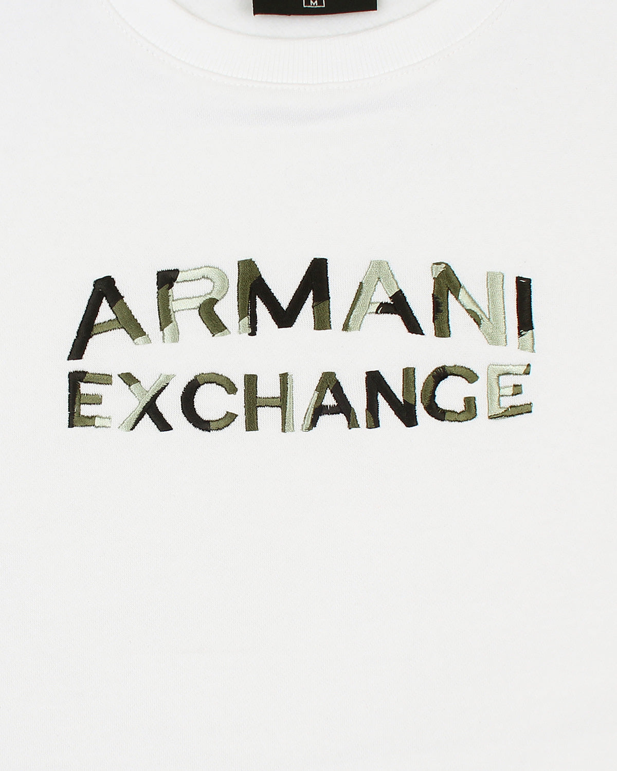 Exclusive A-X Camo Mens Sweat - White