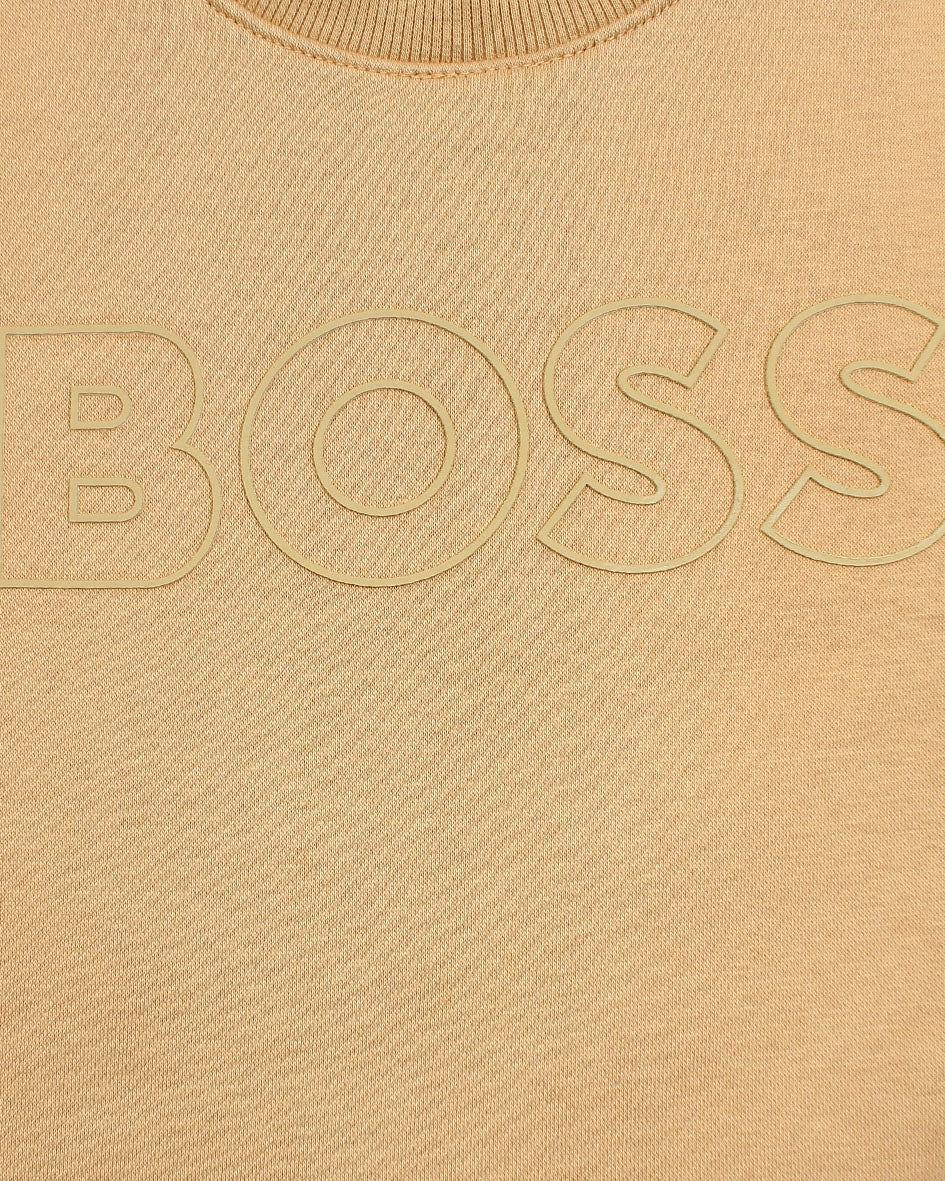 Premium Hu/Bo Boys Sweat - Baige
