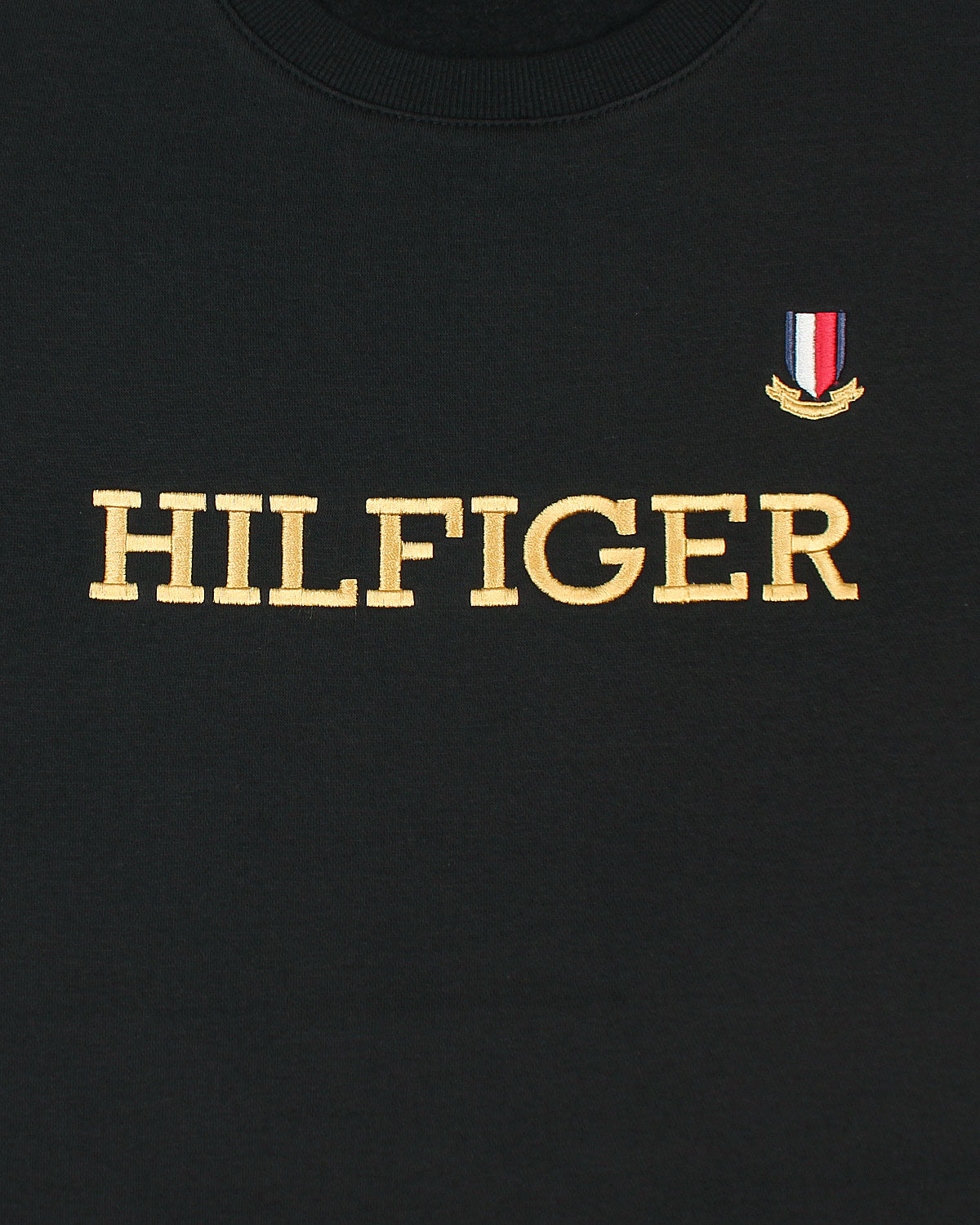 Premium Mens Flag Tommy Sweat - Black