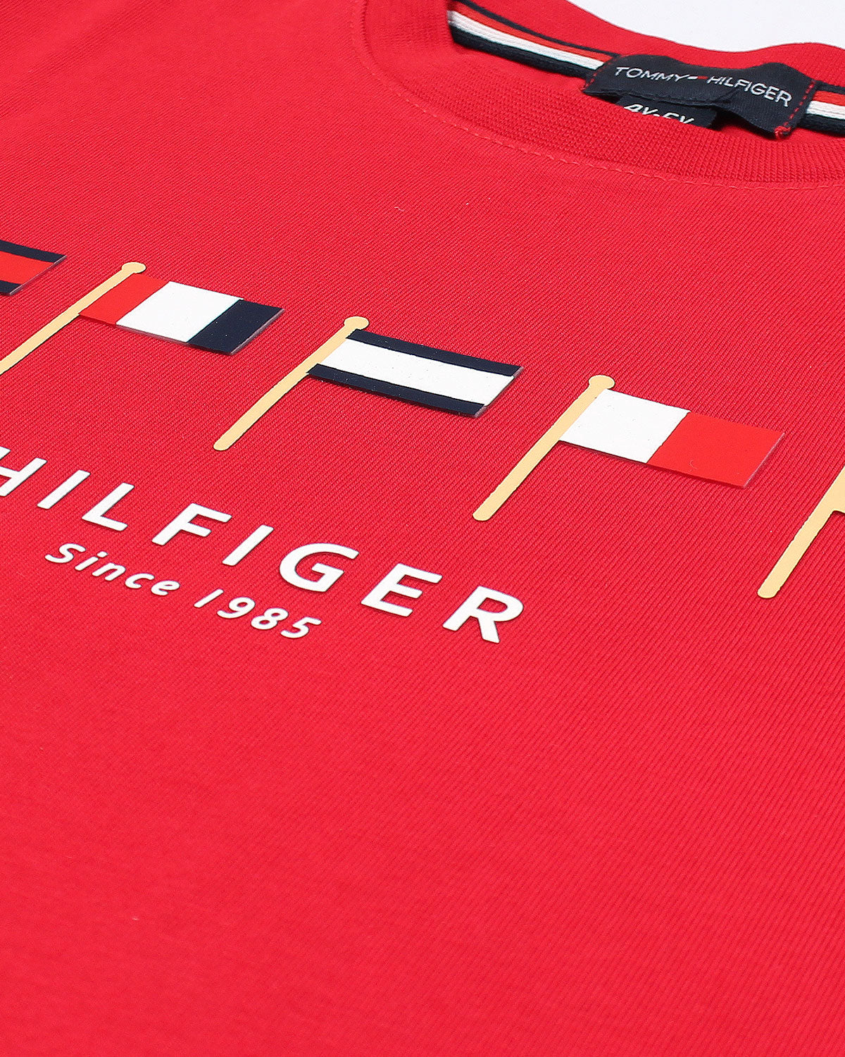 Exclusive Hilfiger Flag KIds Tracksuit - Red