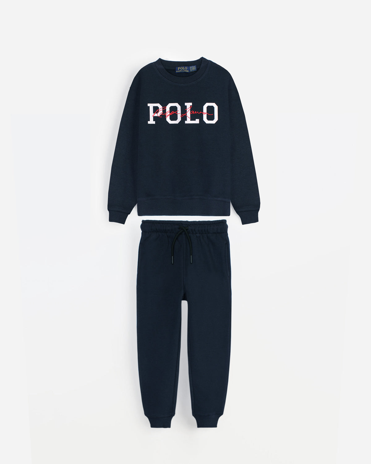 Polo Kids Logo Tracksuit Set – Navy