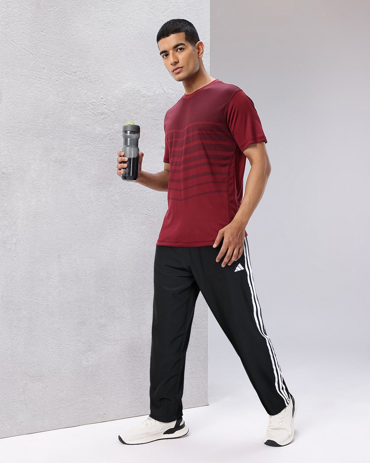 Adi. Tricot Three Stripes Track Pant - Black