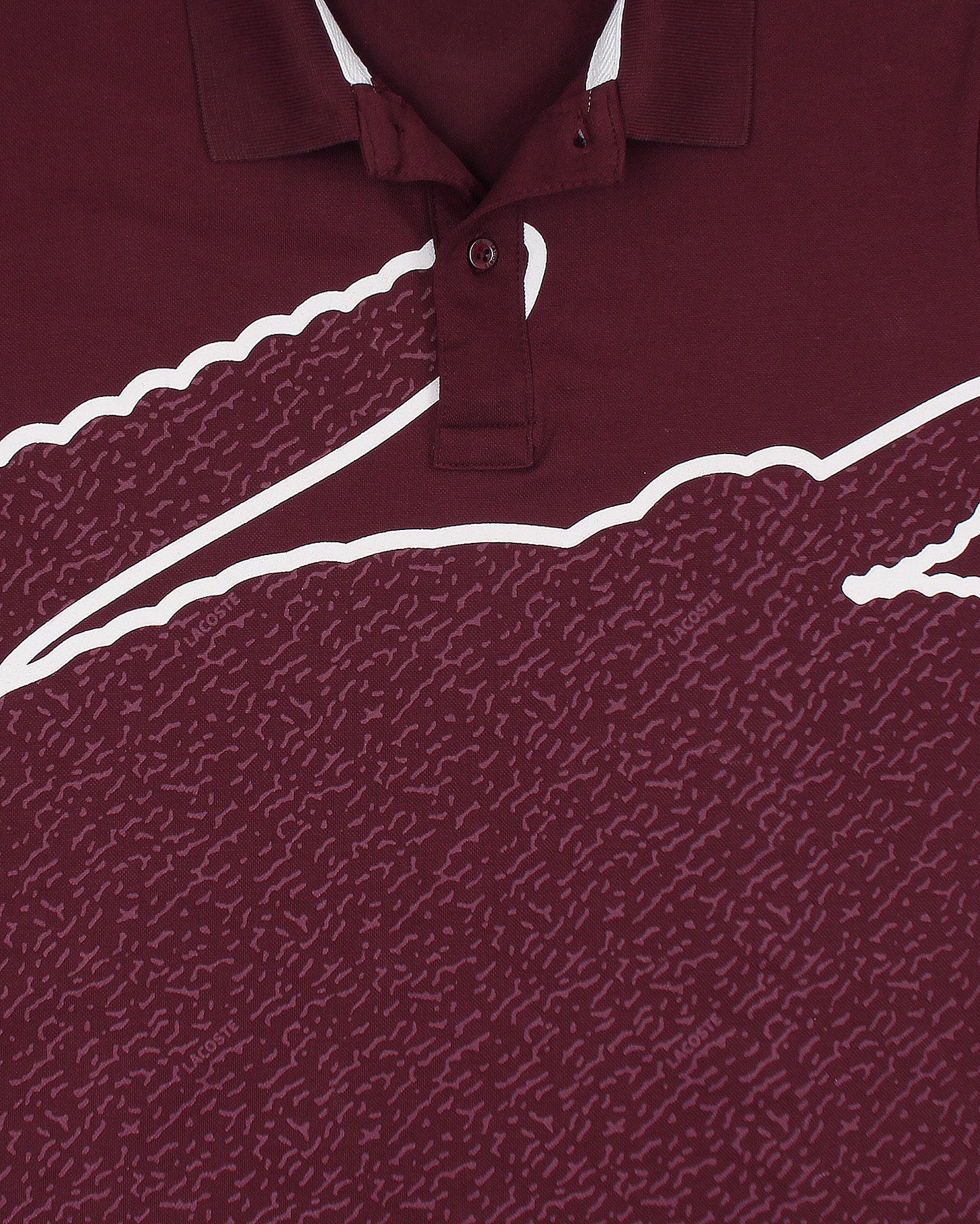 Premium Lc/st All Over Polo - Maroon