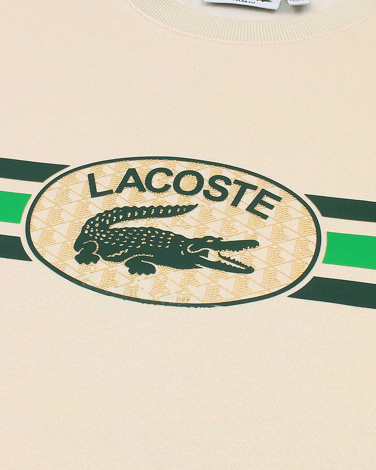 Exclusive L-C-S-T Mens Stripe Sweat - Off White