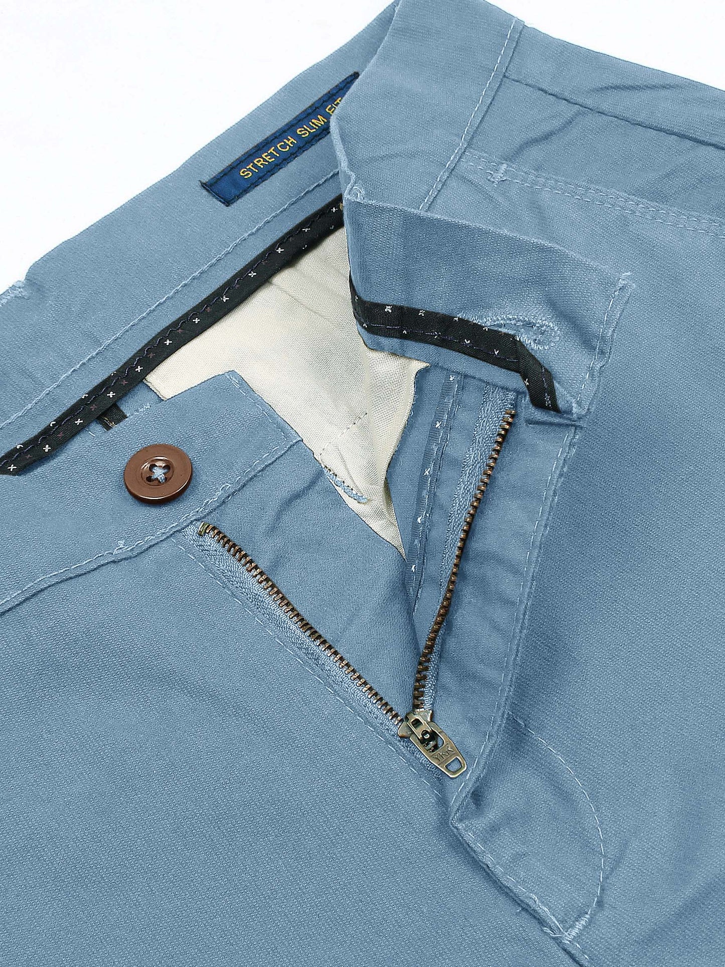 Premium R/L Cotton Chinos - Sky Blue