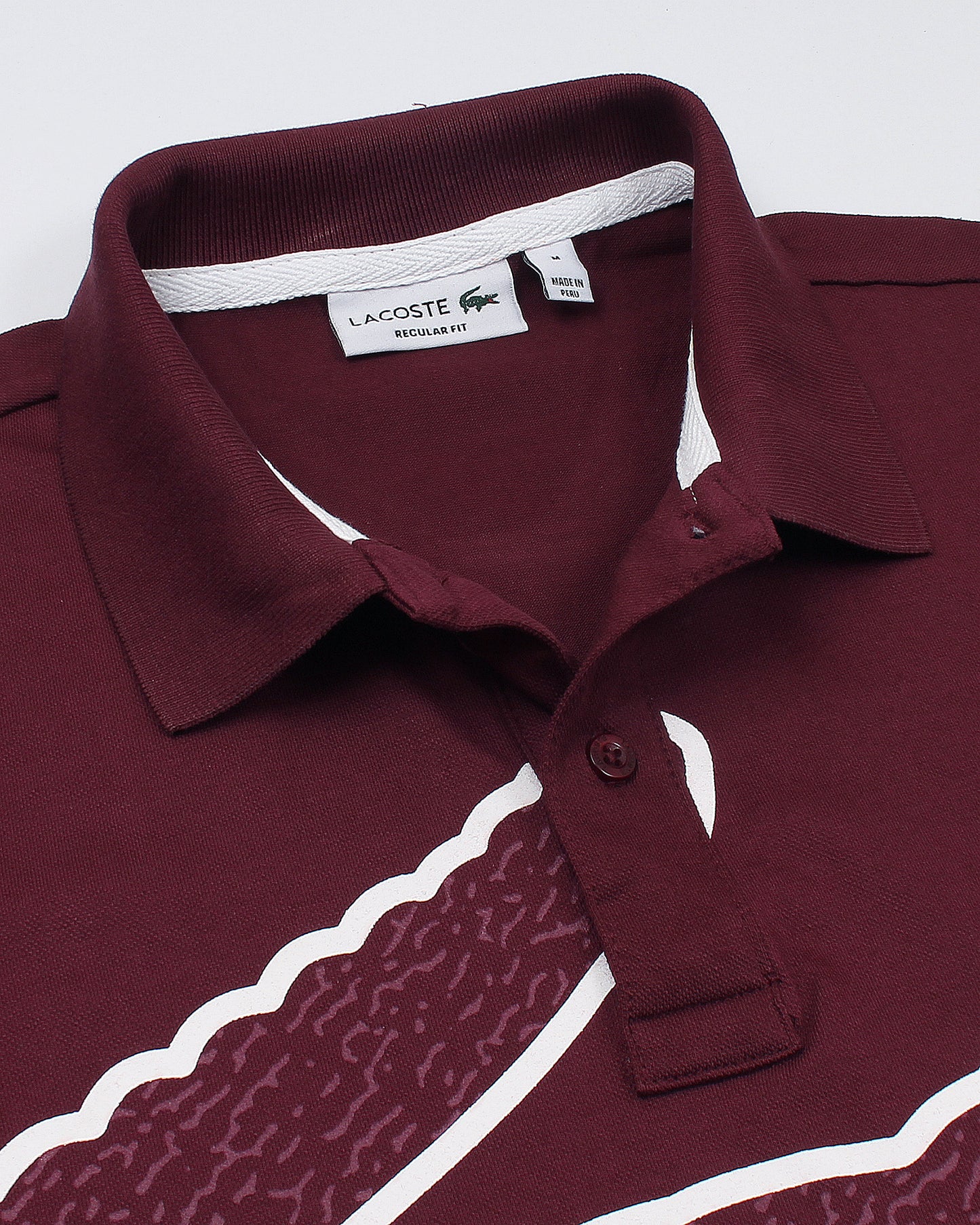 Premium Lc/st All Over Polo - Maroon