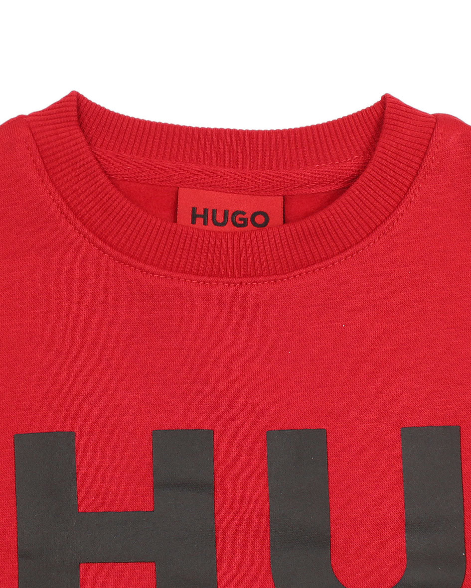 Premium Hu/Bo Boys Sweat - Red