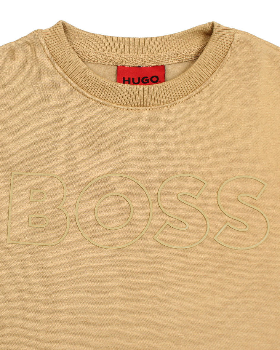 Premium Hu/Bo Boys Sweat - Baige