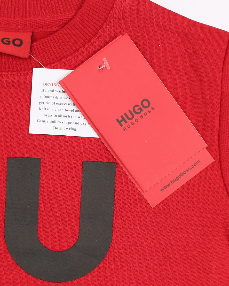 Premium Hu/Bo Boys Sweat - Red