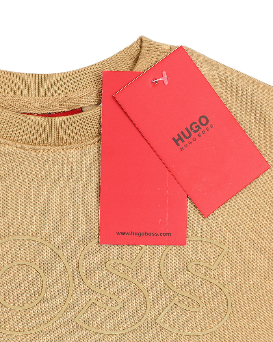 Premium Hu/Bo Boys Sweat - Baige