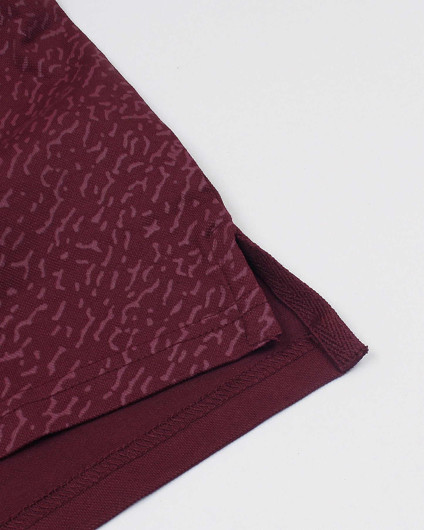 Premium Lc/st All Over Polo - Maroon