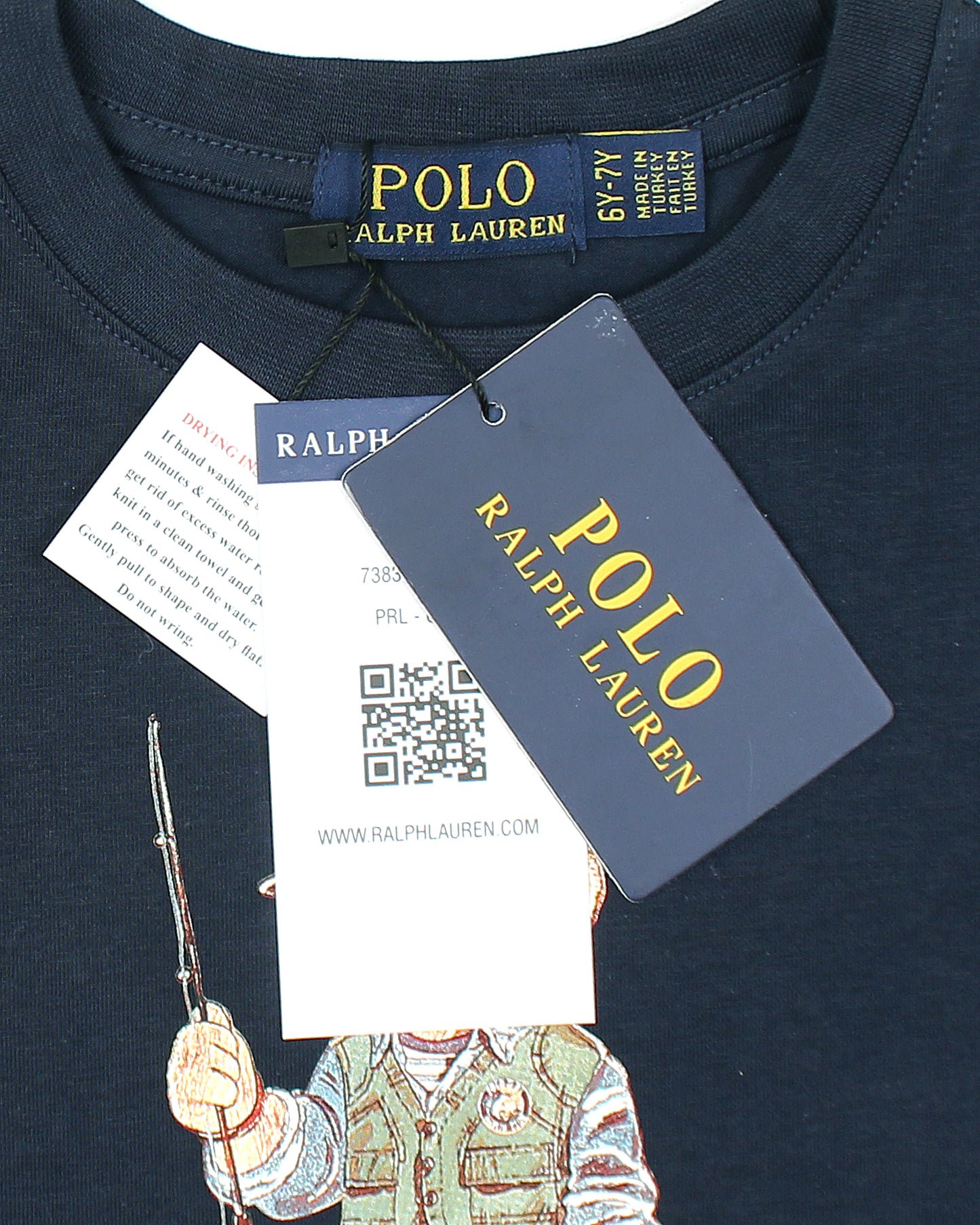 Exclusive Kids Bear Tee - Navy Blue