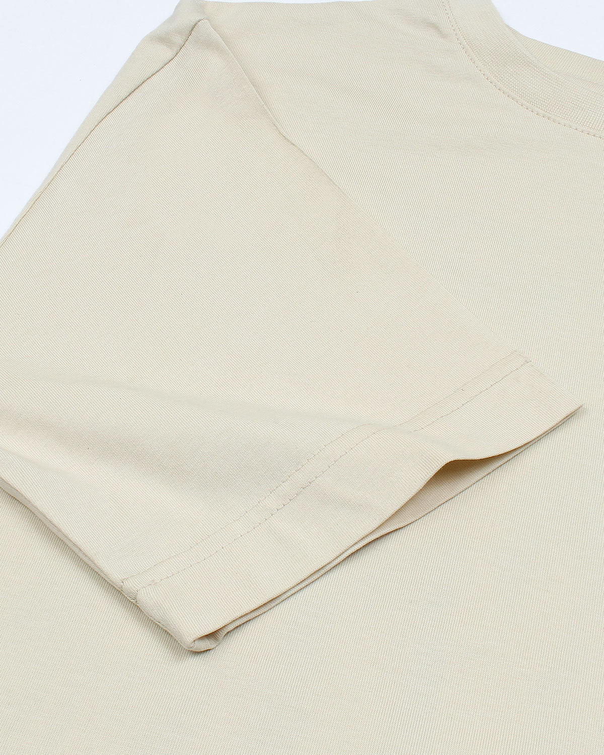 Lac. Oversized Front Back Men Tee - Off White
