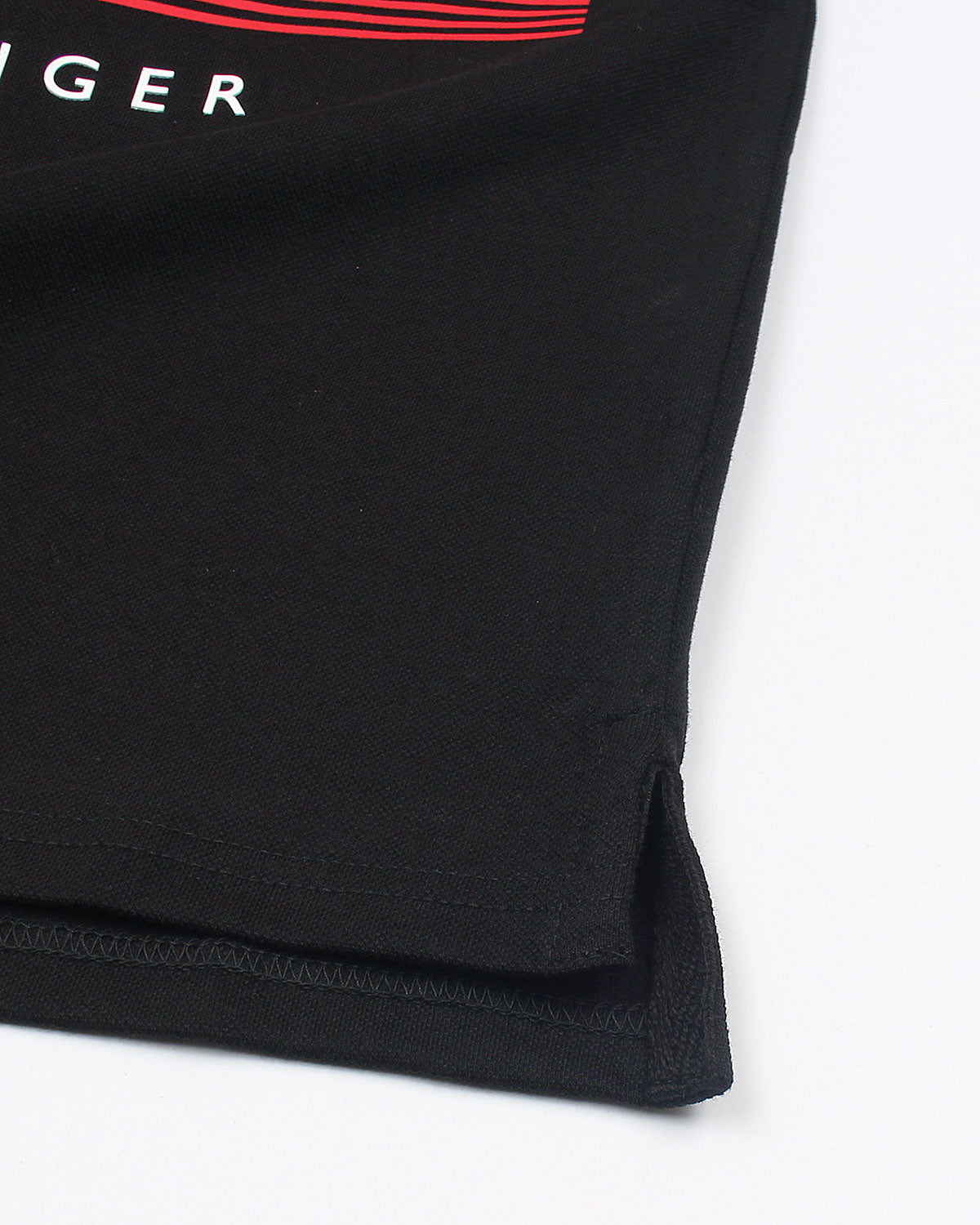 Kids Tommy Lined Polo - Black