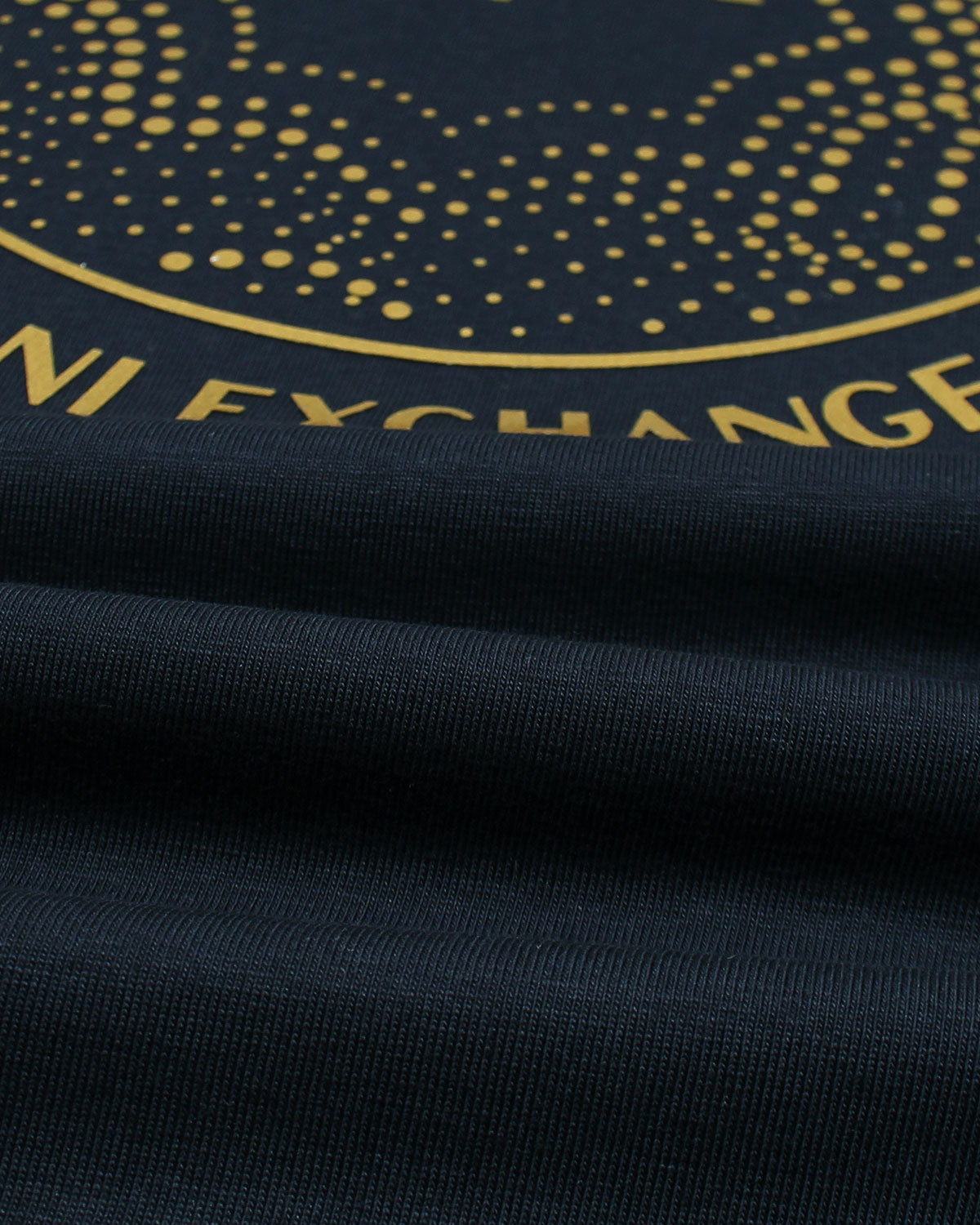 Exclusive A/X Men Gold Tee - Navy Blue