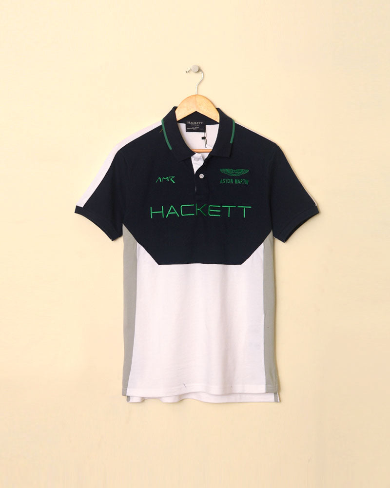 Exclusive HKT Panel Polo - B-W-G