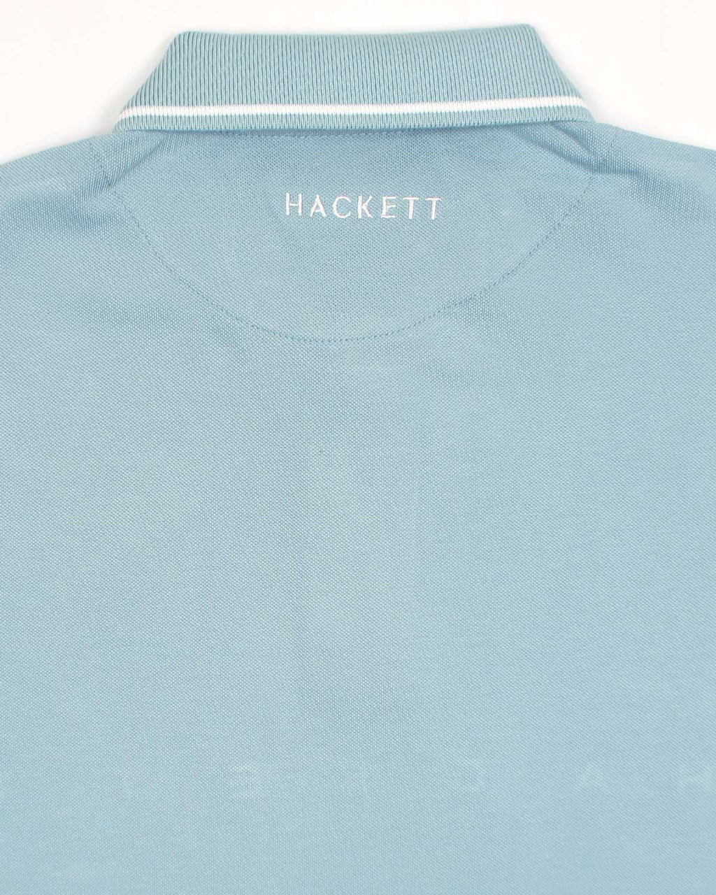 Premium HKT Men Tipped Polo Shirt - Sky Blue