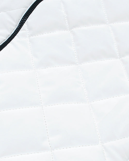 Exclusive Diamond Cut Gillet - White