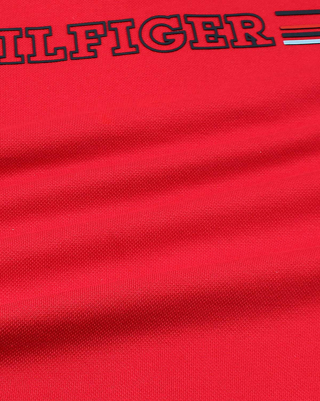 Exclusive Hilfiger Stripe Polo - Red