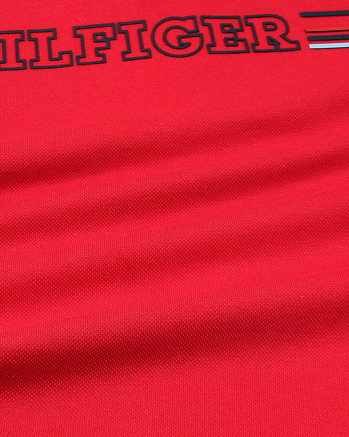 Exclusive Hilfiger Stripe Polo - Red