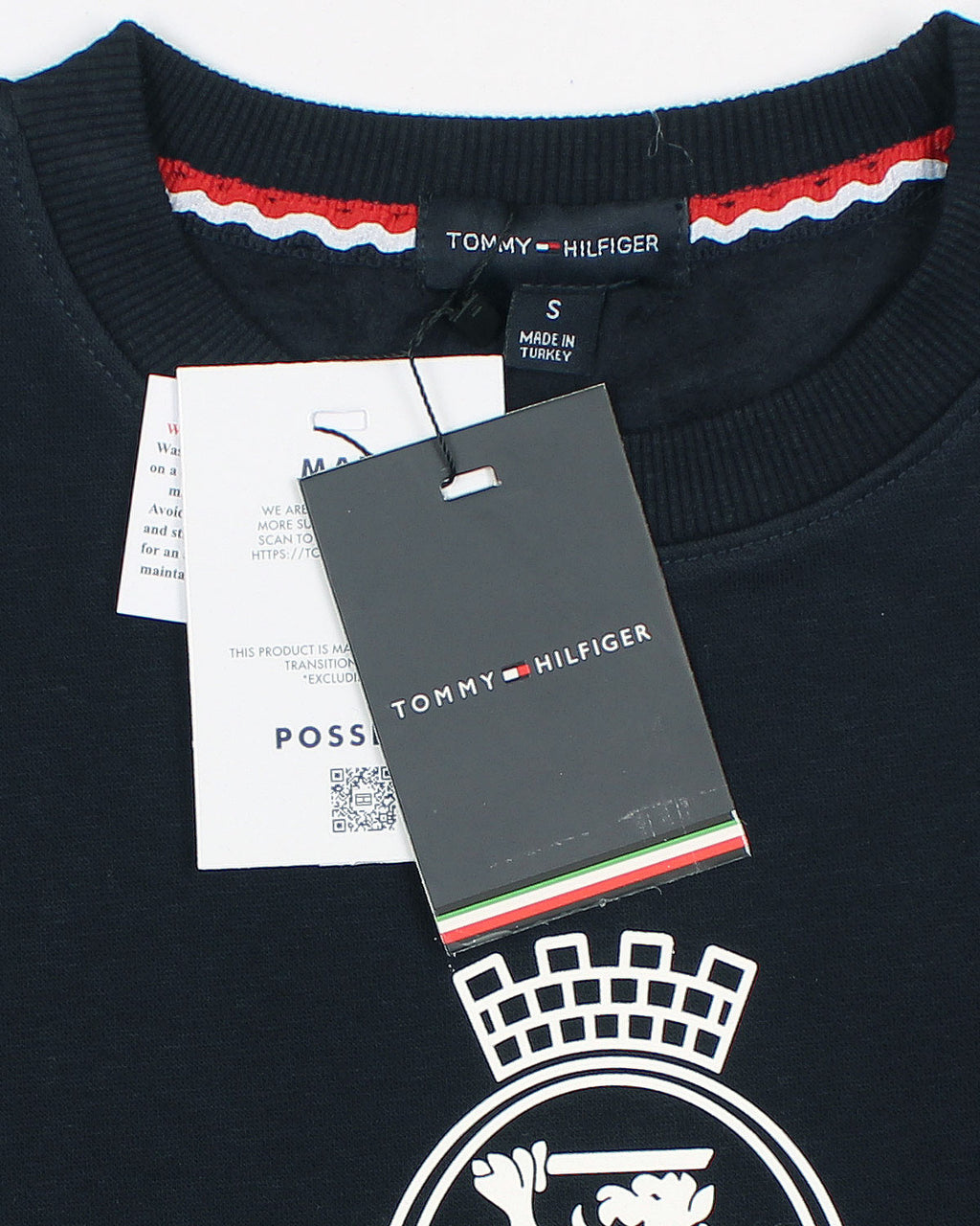 Premium TM Flag Men's Sweatshirt - Navy Blue