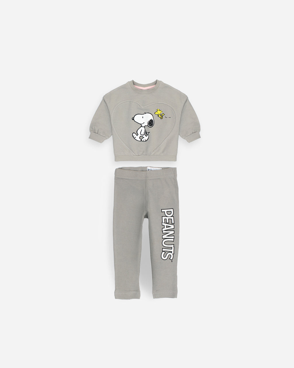 Premium Kids Peanut Coared Set - Grey