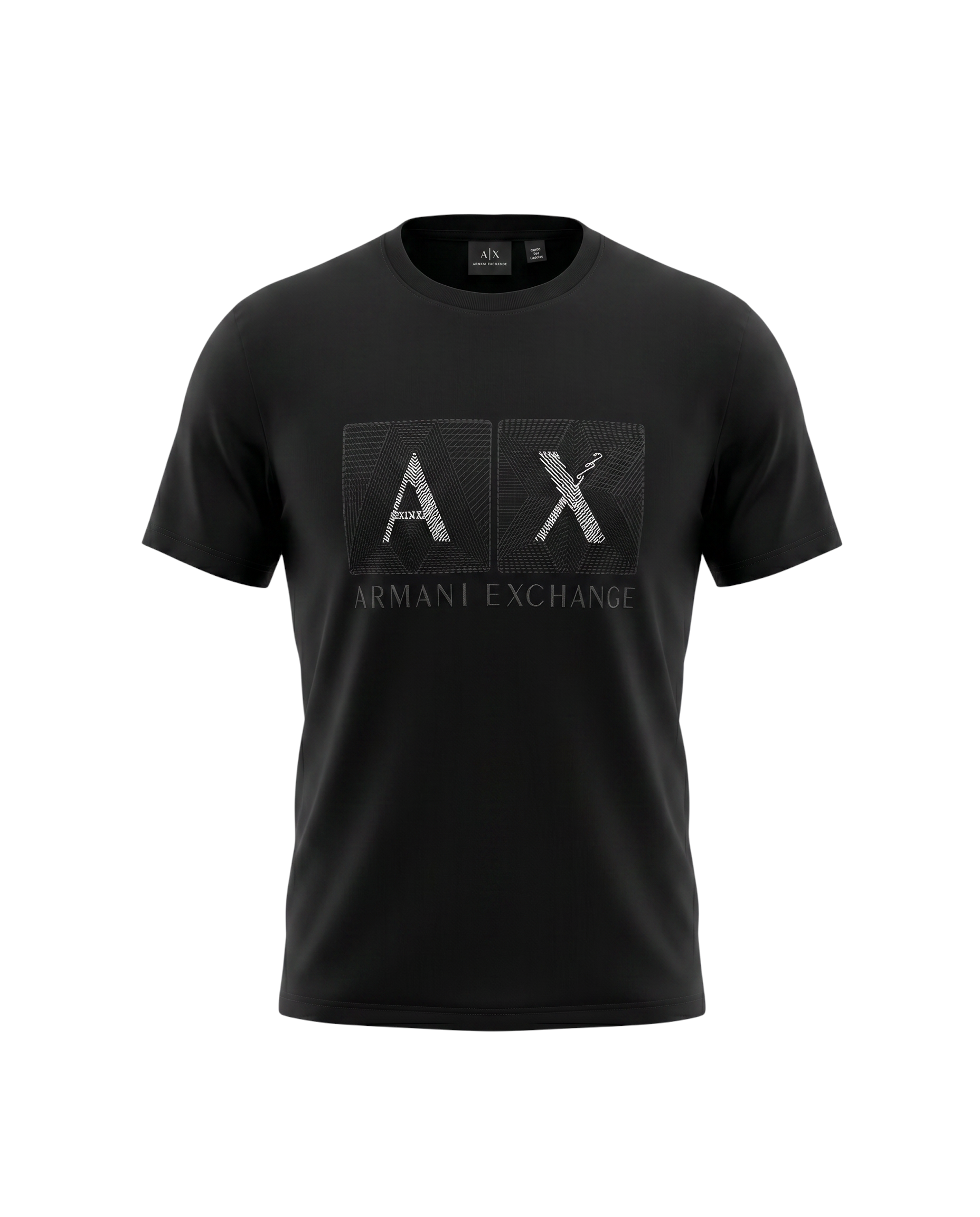Men's A.X Emb. T Shirt - Black
