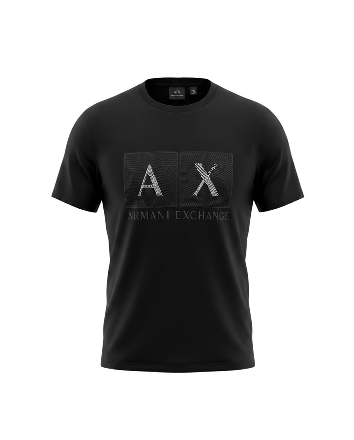 Men's A.X Emb. T Shirt - Black