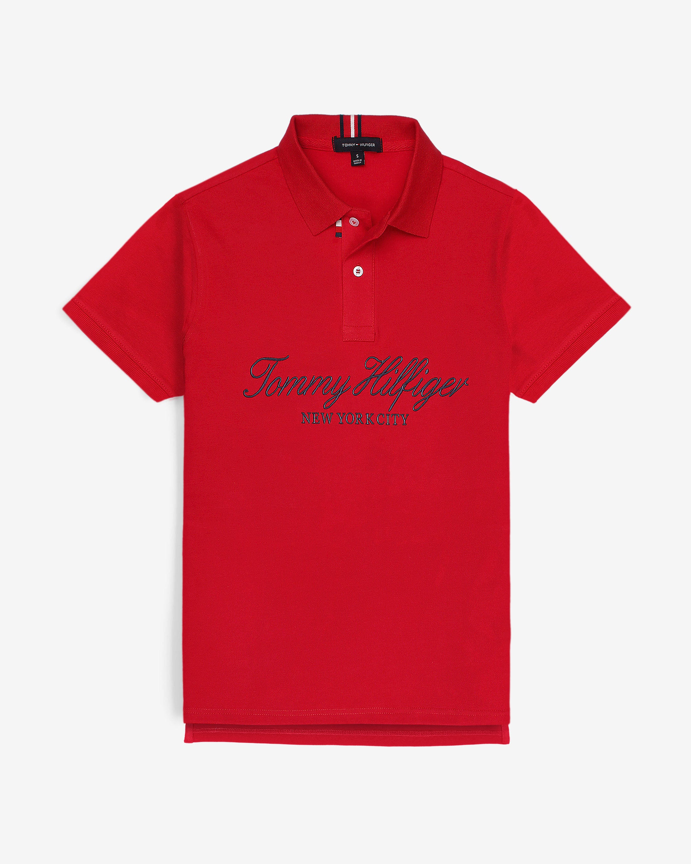 Premium Emb Tommy Polo - Red
