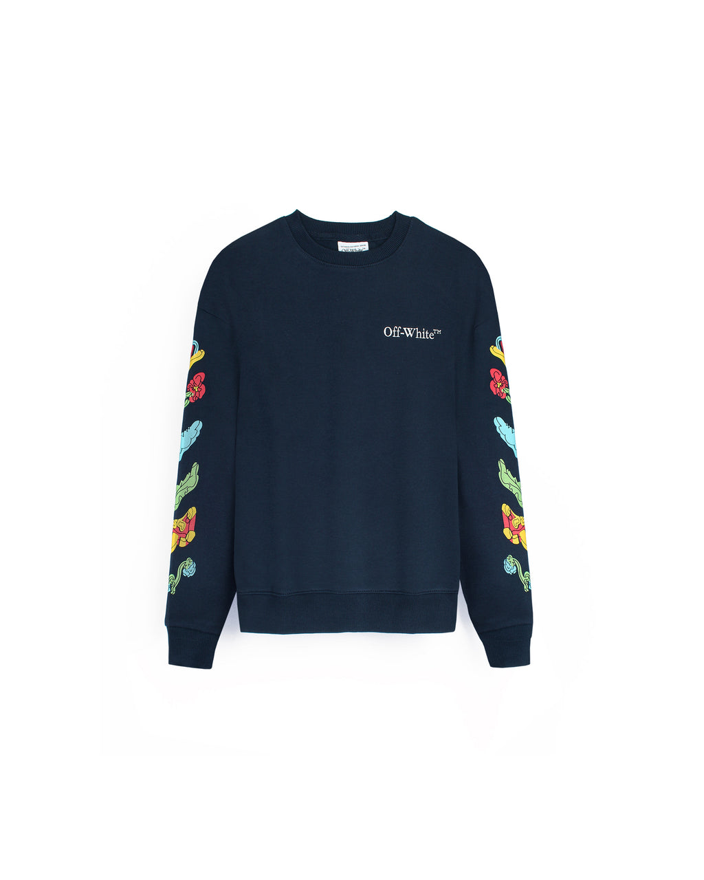 Premium Off-W Boys Sweat - Navy Blue