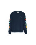 Premium Off-W Boys Sweat - Navy Blue