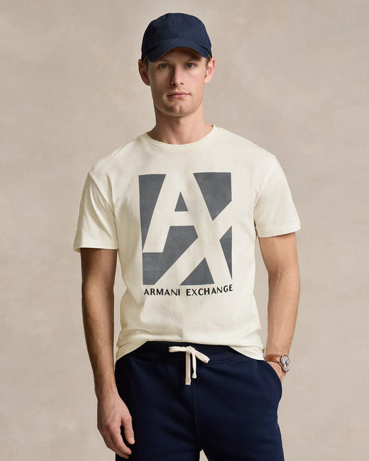 Exclusive A-X Sign Tee Shirt - off White