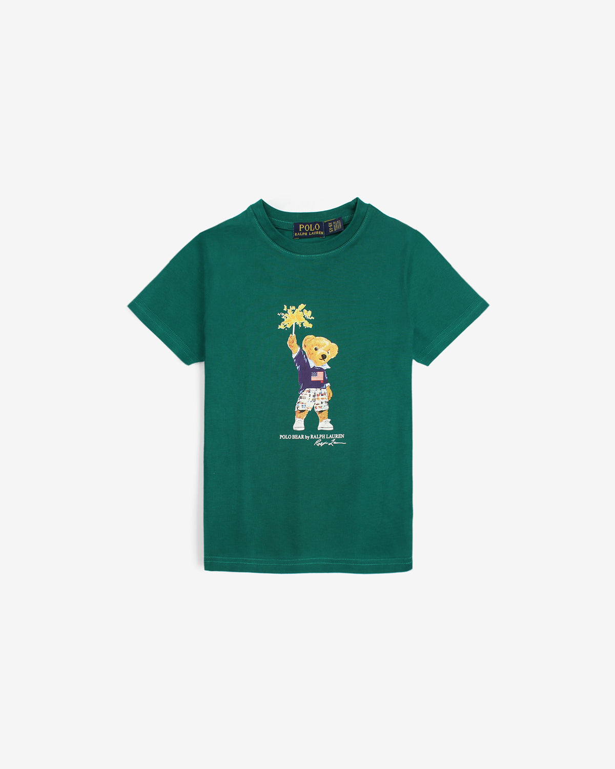 Exclusive Kids Flowes Bear Tee - Green