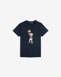 Exclusive Kids Flowes Bear Tee - Navy Blue