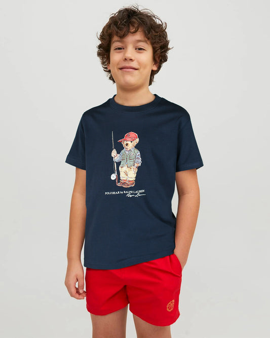 Exclusive Kids Bear Tee - Navy Blue