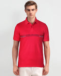 Exclusive Hilfiger Stripe Polo - Red