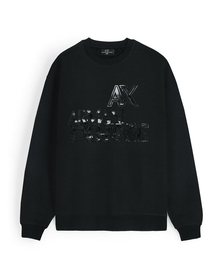Exclusive A-X Mens Designer Sweat - Black