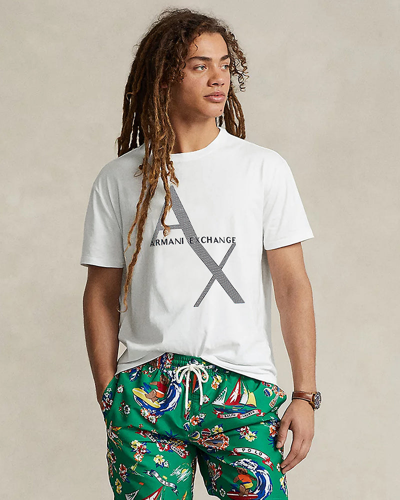 Exclusive A-X Designer Tee Men - White