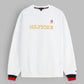 Premium Mens Flag Tommy Sweat - White