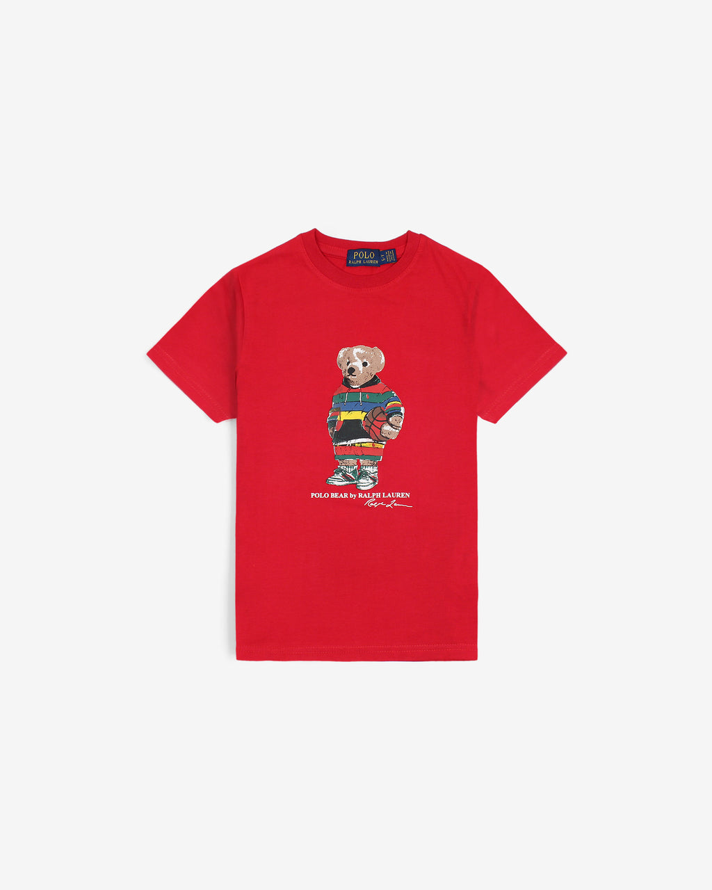 Iconic Boys Bear Tee - Red