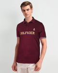 Premium Tommy Motive Polo - Maroon
