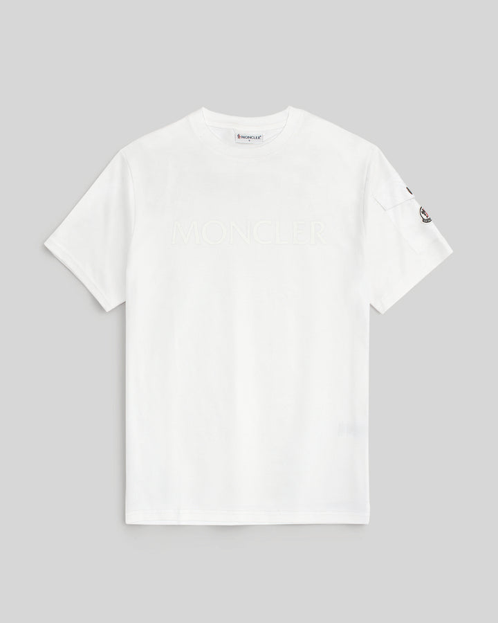 Exclusive Mon. Arm Pocket Men Tee - White