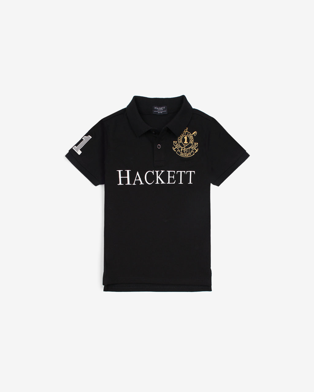 Premium HKT Kids Motive Polo - Black