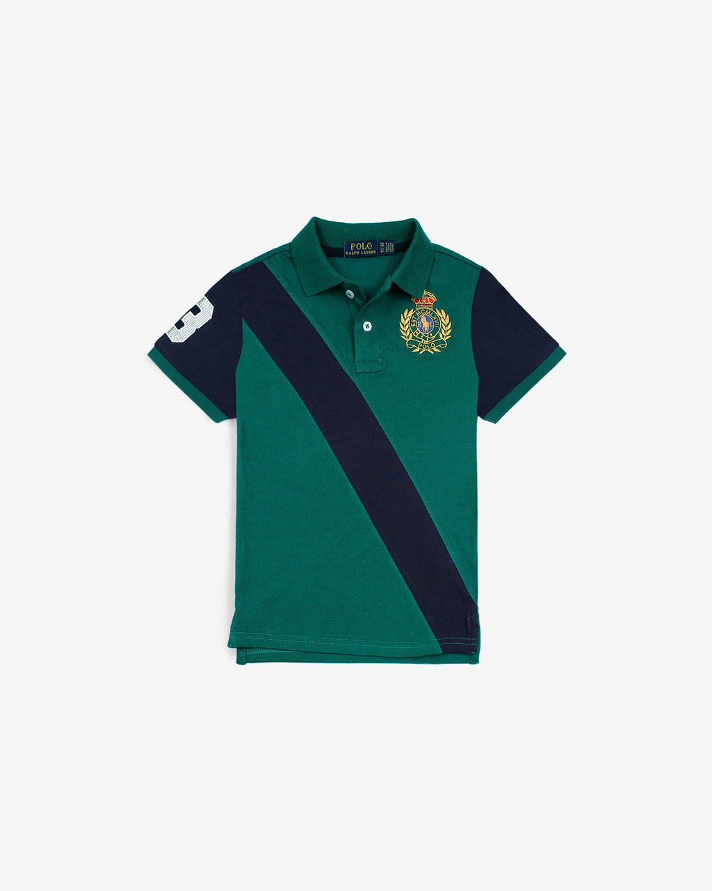 Premium Kids Motive Sig Panel Polo - Green