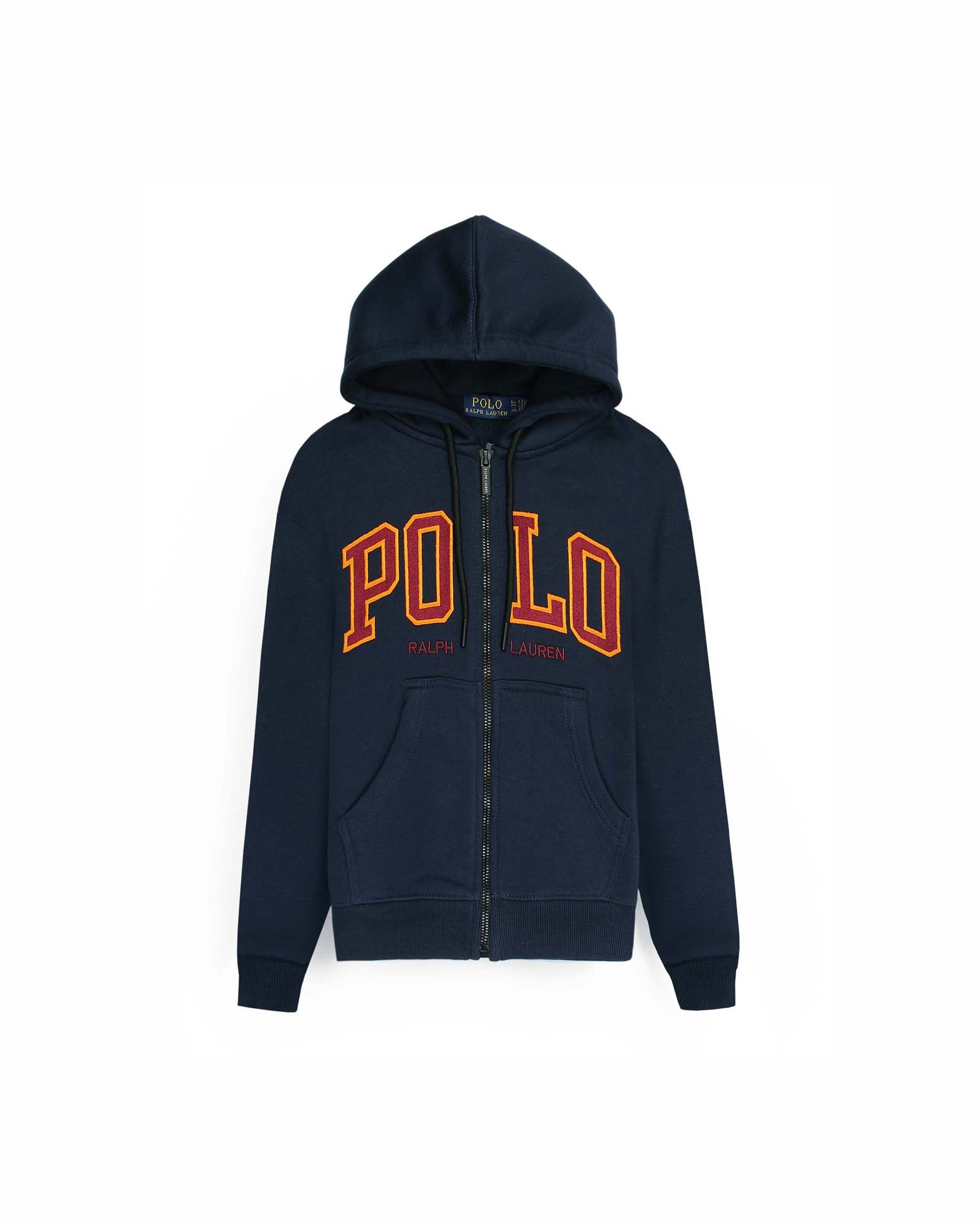 Premium Kids Polo Zipper Hoddie - Navy Blue
